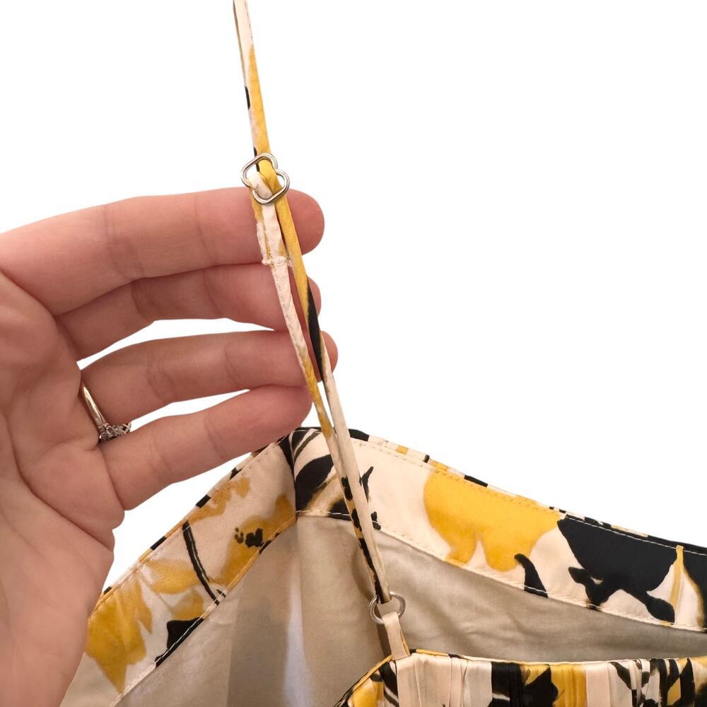 NWT J. Crew Collection Floral Ruched Maxi Dress in Luster Georgette CK990 Sz 16 - Picture 8 of 11